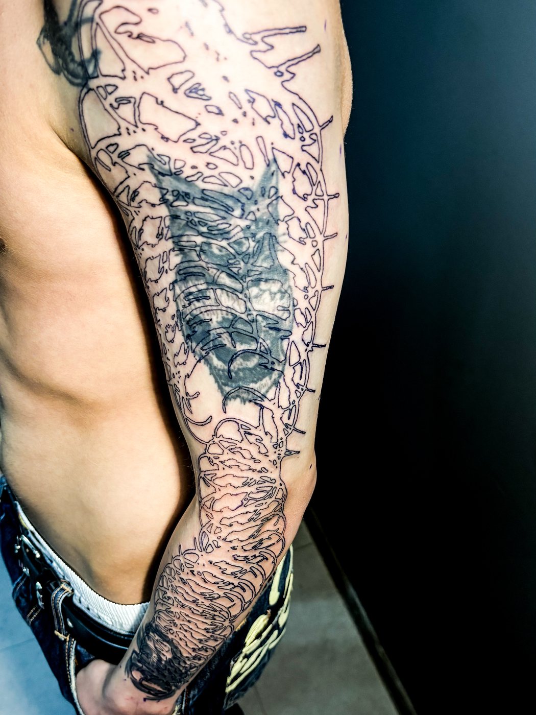 fresh cybersigilism sleeve down a full arm